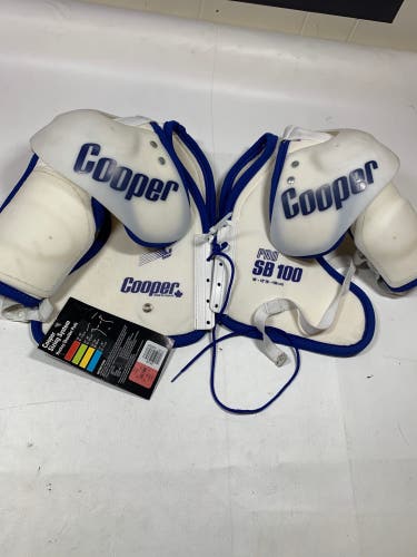 Cooper Pro SB 100  80’s Shoulder Pads Vintage SR Long Large