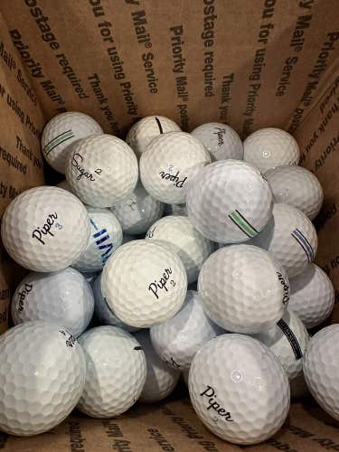 64 Piper & SUGAR GOLF BALLS URETHANE AND OTHERS