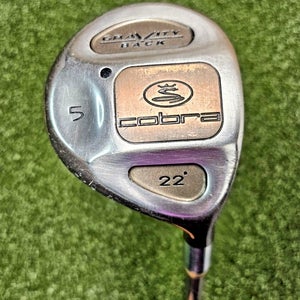 Cobra Gravity Back 5 Wood 22* / RH / Ladies Graphite ~41.5" / Good Grip / jd6858