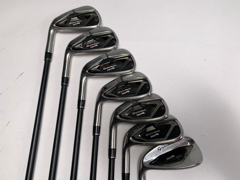 Taylormade M4 Iron Set 5-PW+AW Catalyst 5.5 60g Regular LH Oversize +1''