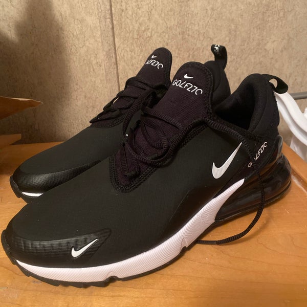 Nike Air Max 270 Golf | Black White | Size 9 | CK6483 001