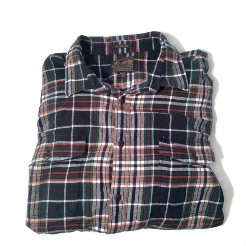lucky brand saturday stretch flannel