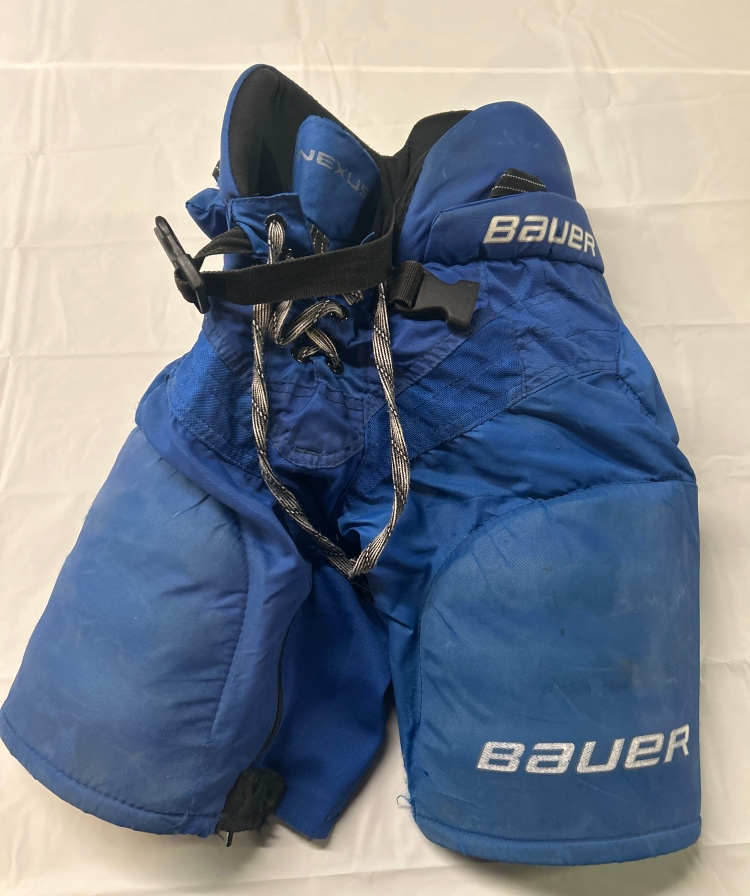 Used Bauer Nexus400 Jr. Small Hockey Pants. Royal.