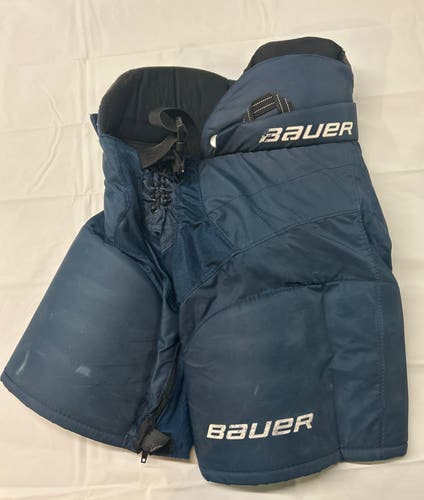 Used Bauer Nexus N7000 Jr. Small Hockey Pants. Navy.