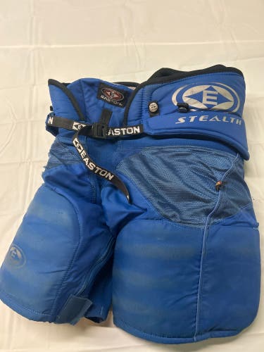 Used Easton Stealth S5 Jr. Small Hockey Pants. Royal.
