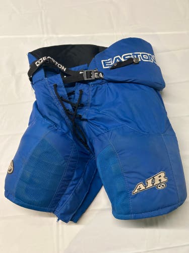 Used Easton Air Jr. Small Hockey Pants. Royal.