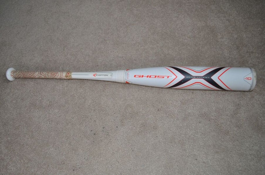 Batte Baseball Easton Ghost X Evolution – 30 Pouces / 20 Oz (-10) – 2 5/8 – USSSA – Neuve