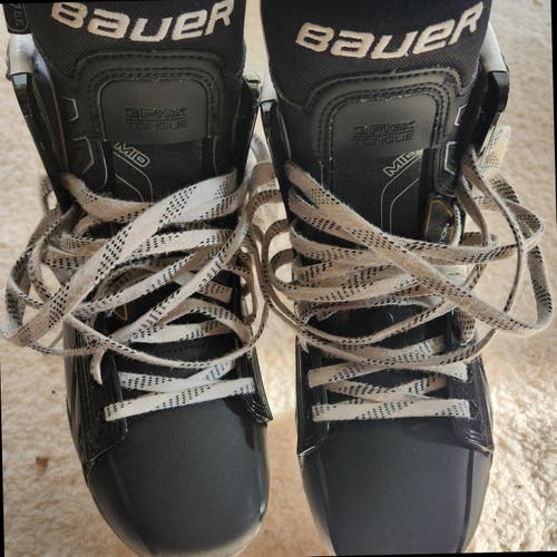Senior Used Bauer Supreme TotalOne MX3 Hockey Skates Extra Wide Width 7