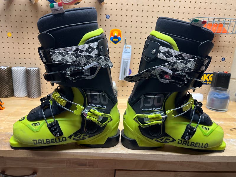 Men's Used Dalbello All Mountain Krypton 130 ID Ski Boots Stiff