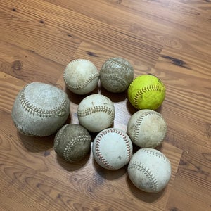 Used  9 Pack Softball