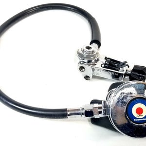 AMF Swimmaster MR-12 II Regulator Set Yoke 1st First Metal 2nd Stage Vintage