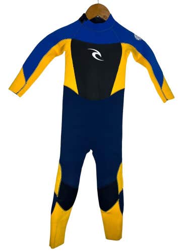 Rip Curl Childs Full Wetsuit Kids Size 8 Dawn Patrol 3/2 - Excellent Condition!