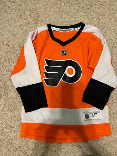 Philadelphia Flyers  Used Small Kids Unisex Reebok Jersey
