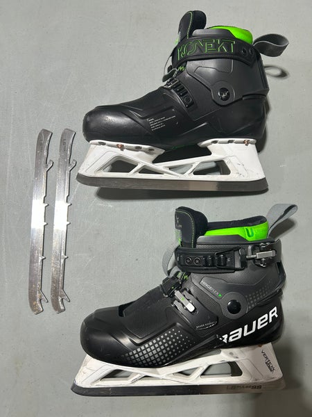 Used Bauer Regular Width 7 Konekt Hockey Goalie Skates