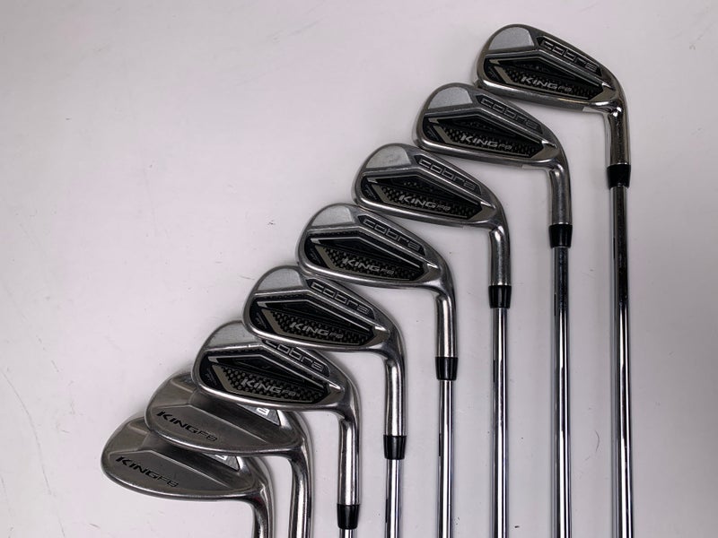 Cobra King F8 Iron Set 5-PW+AW+SW KBS Tour C-Taper 95g Regular Steel Mens RH