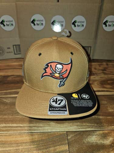 NEW Tampa Bay Buccaneers Carhartt NFL Sports Promo Tan Khaki Hat Snapback