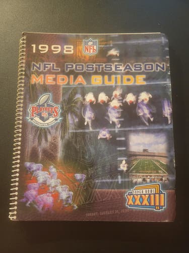 Vintage 1998 NFL Postseason Media Guide