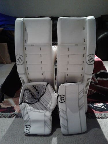 Used 33" Warrior Regular Ritual G2 Goalie Full Set Pro Stock