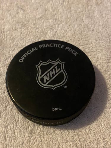 National Hockey League Official Practice Puck