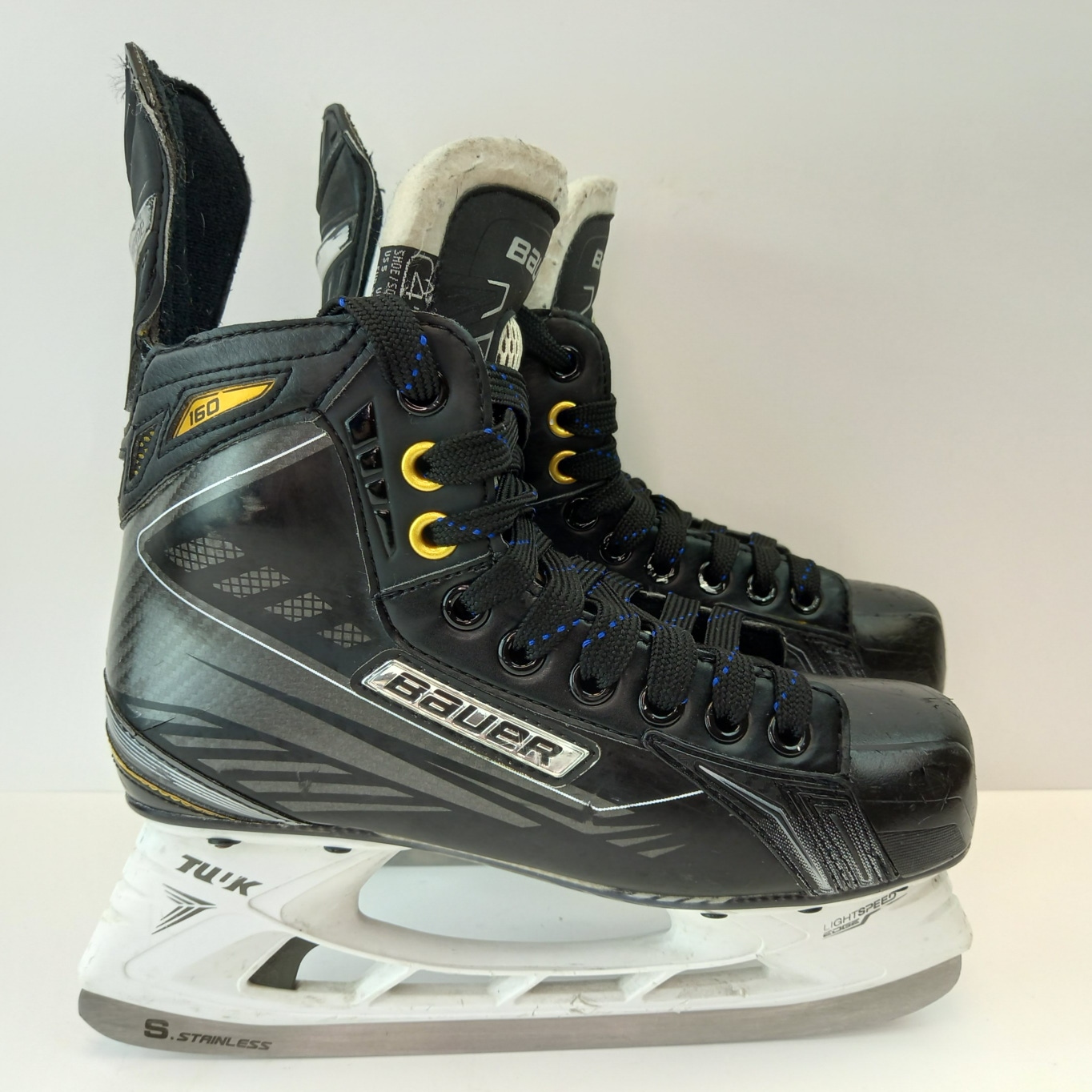 Junior Used Bauer Supreme S160 Hockey Skates Size 4 Skate (Men 5.5 US Shoe Size)