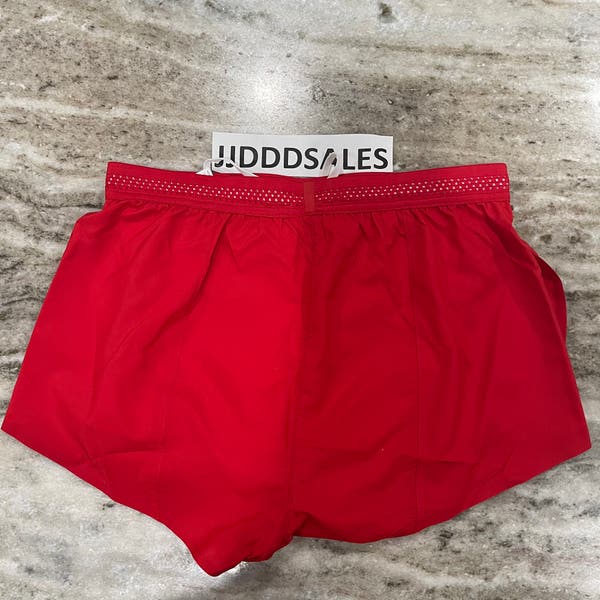 Nike Pro Elite Track & Field Racing Shorts 2” 2 in 1 Red USA