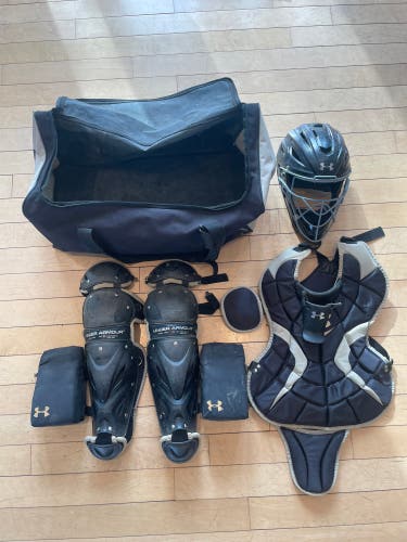 Under Armour youth catcher’s gear