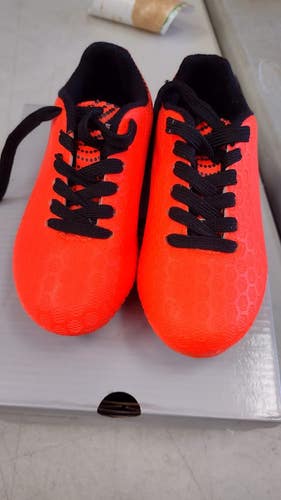 Vizari Kids Stealth Ground Soccer Shoes | Orange/Black Size Junior-4.5| VZSE93353J-4.5