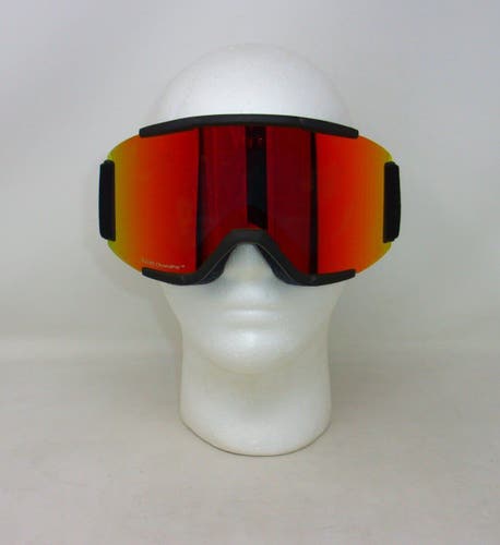 Smith Squad Snow Goggles, Black/ChromaPop Storm Rose Flash. Adjustable size.