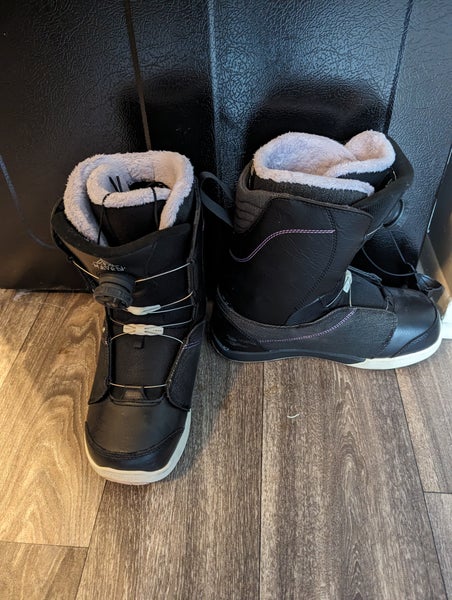 Women's Used Size 8.0 (Women's 9.0) K2 Haven Snowboard Boots Soft Flex All Mountain Black