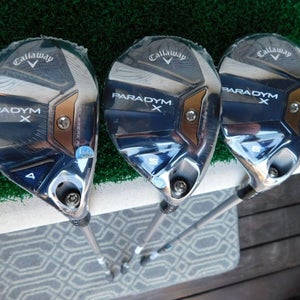 Callaway PARADYM X (4H, 5H, 6H) Hybrid Set w/ ALDILA ASCENT Ladies Flex Shafts