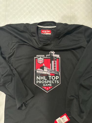 Black New XL Men's CCM Jersey