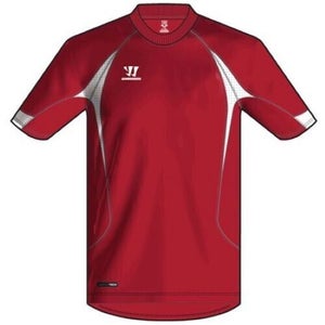 Warrior Youth Unisex Valley Size Large Red White Soccer Jersey New