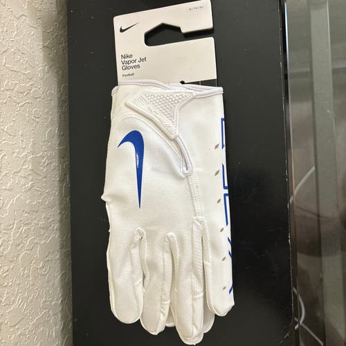 Blue Adult XL Nike Vapor Jet Gloves
