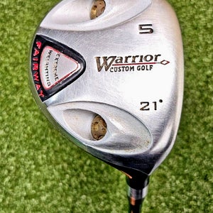 Warrior Custom Golf 5 Wood 21* RH / Regular Graphite ~44.5" / Nice Grip / jd6891