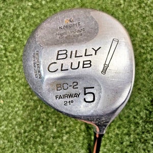 Knight Billy Club 5 Wood 21* / RH / Regular Graphite ~42.75" / Nice Grip /jd6892