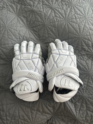 Used  Warrior 13" EVO QX Lacrosse Gloves
