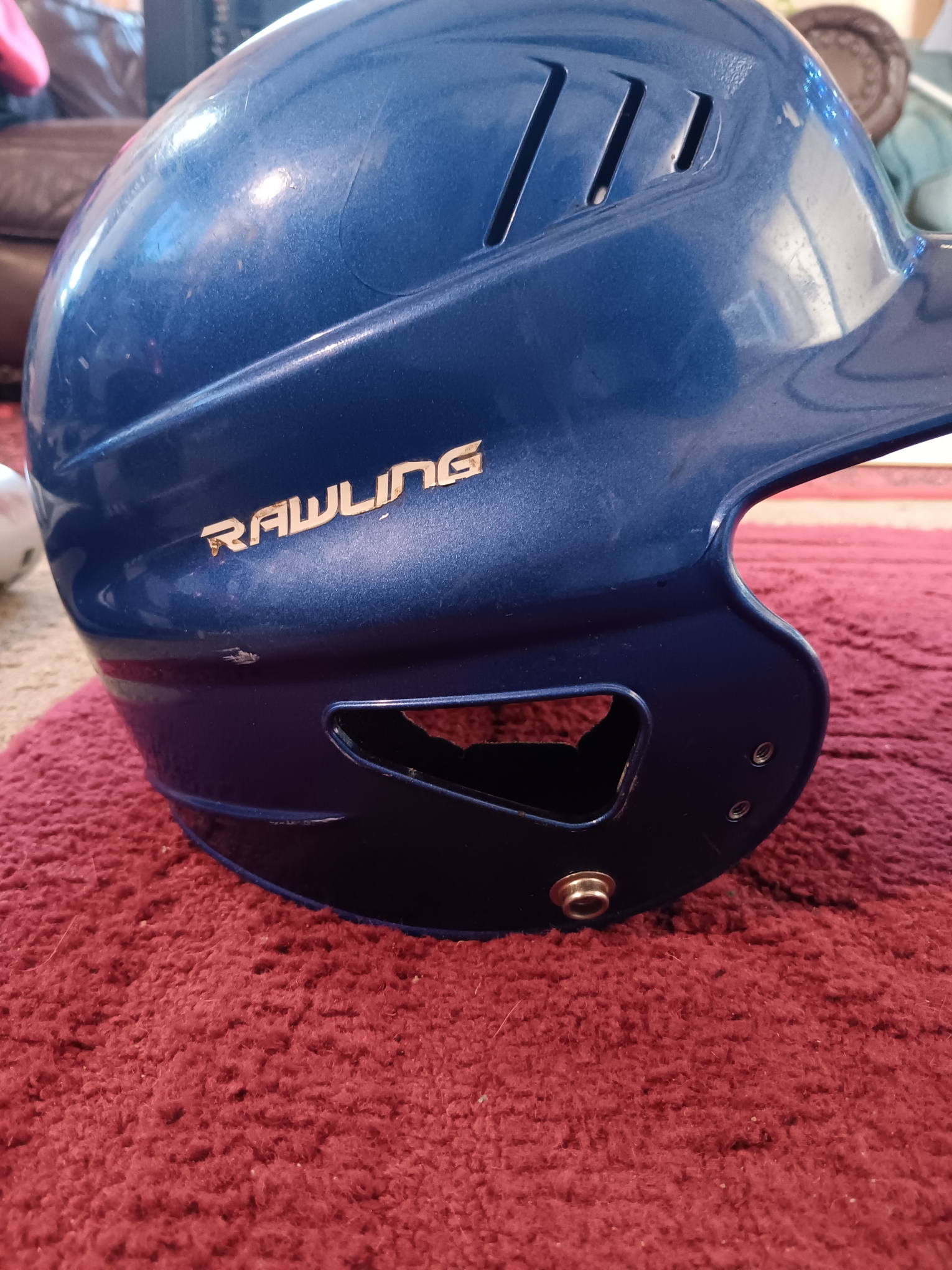 Used Small / Medium Rawlings RCFH Batting Helmet