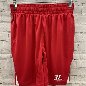 Warrior Youth Unisex WarTech Size XLarge Red White Soccer Shorts NWT