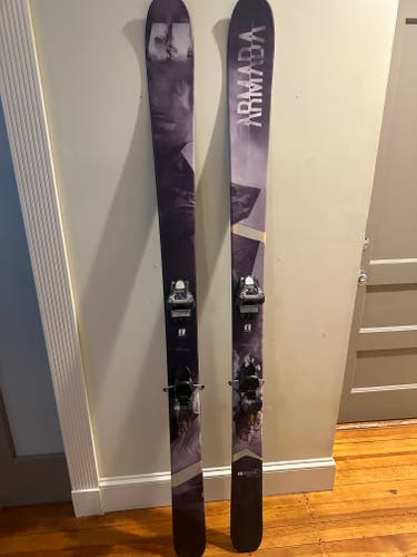 Used 2018 Armada 188 cm All Mountain Invictus 108 Ti Skis With Marker Griffon Bindings