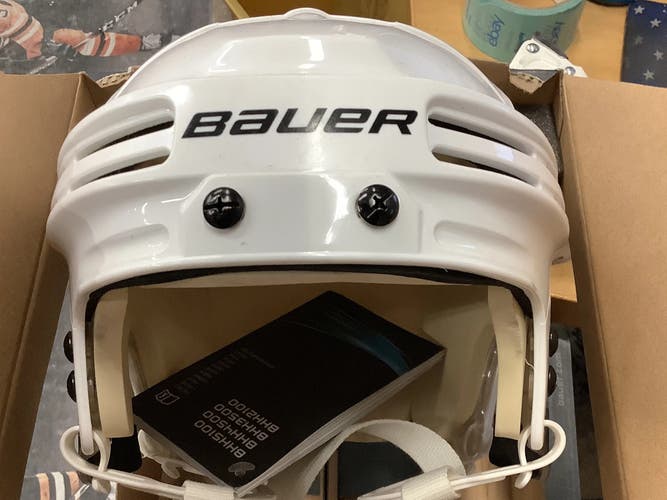 New Bauer 4500 Ice Hockey Helmet White Medium