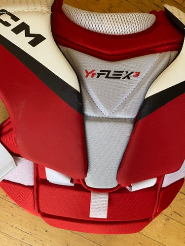 Used Large/Extra Large CCM Y flex Goalie Chest Protector
