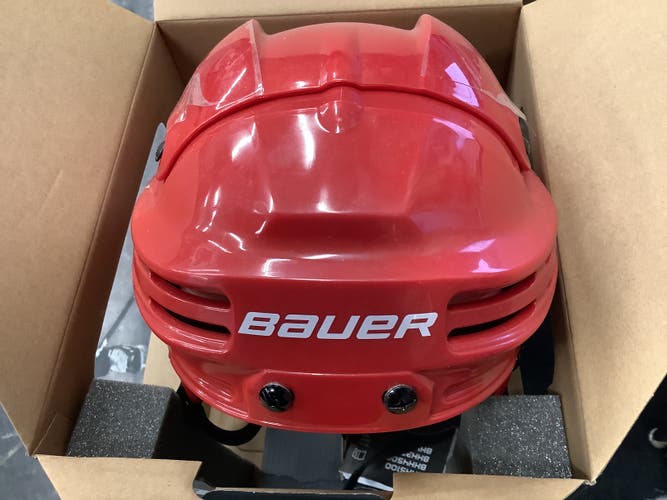 New Bauer 4500 Ice Hockey Helmet Red Medium