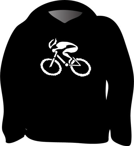 GIZMO G-Man Bicycle Hoodie Black New Adult Unisex Sweatshirt