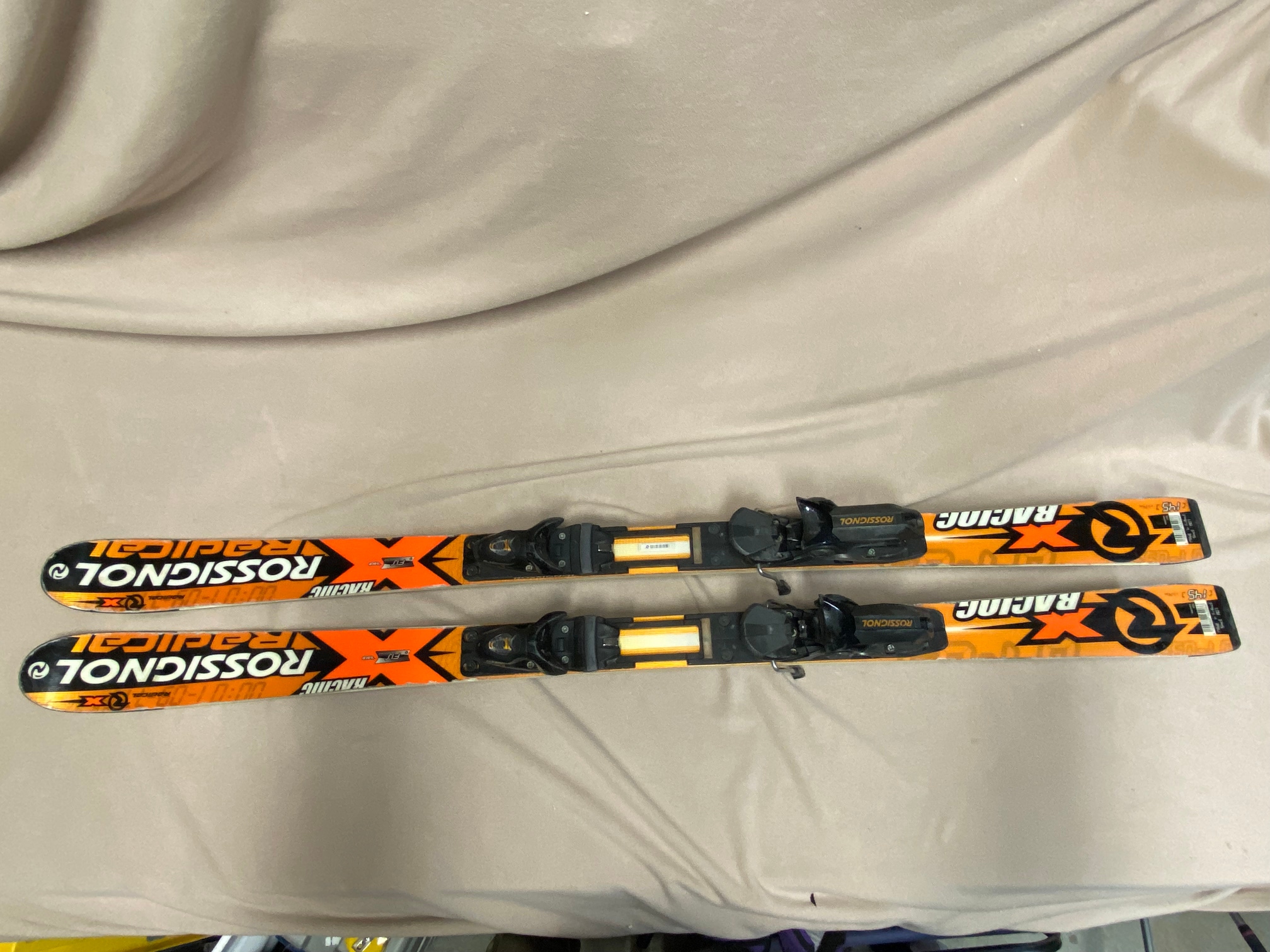 Used Unisex Rossignol 145 cm Racing Racing X Skis With Bindings