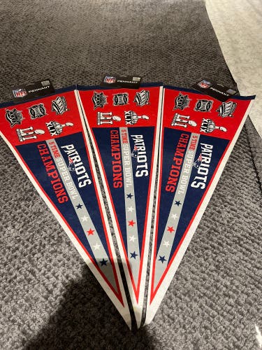 Patriot Super Bowl banner