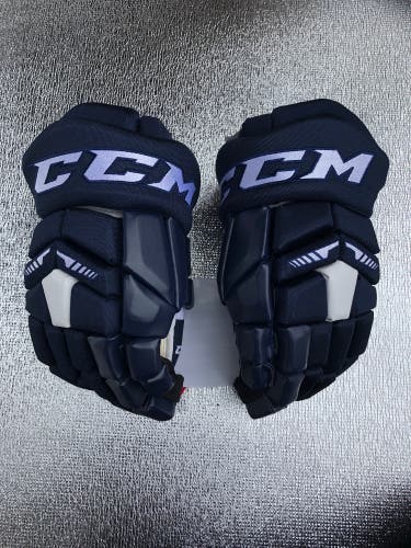 New Senior CCM HG42 Gloves 14" Pro Stock NAVY