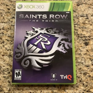 Saints Row 3 The Third (Xbox 360, 2011) w/ manual