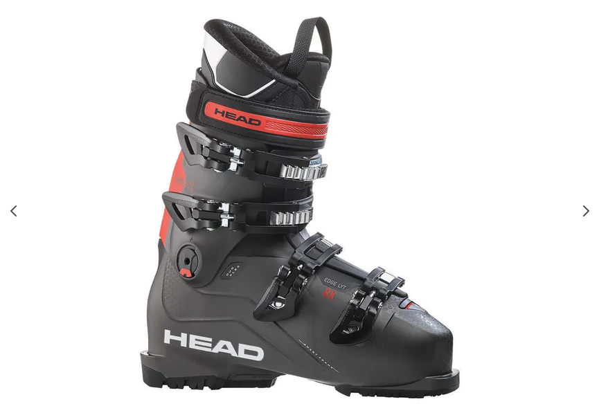 NEW 2024 HEAD EDGE LYT RX HV ANTH. / BLACK - RED Ski Boots 28.5 US 10.5