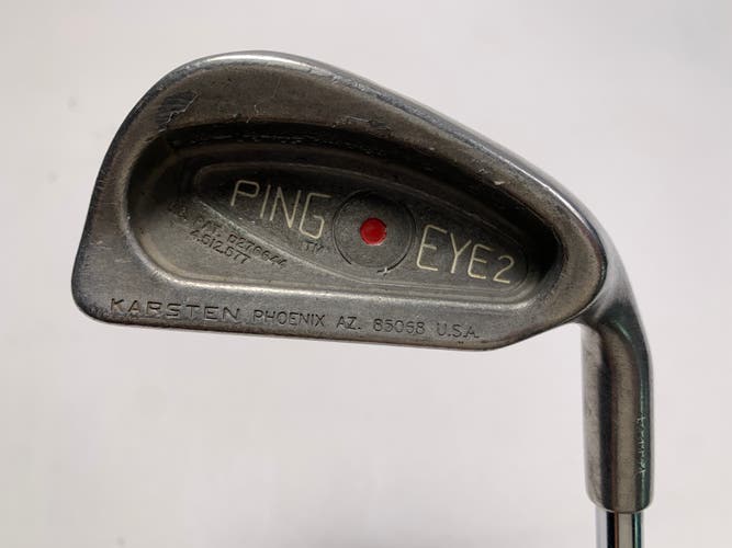 Ping Eye 2 Single 2 Iron Red Dot 1* Flat Karsten ZZ-Lite Regular Steel Mens RH