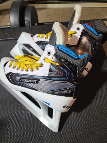 New Bauer Reactor 9000 Hockey Goalie Skates 8D